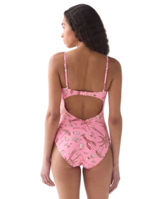 Women's Sweetheart Neck One-Piece Swimsuit