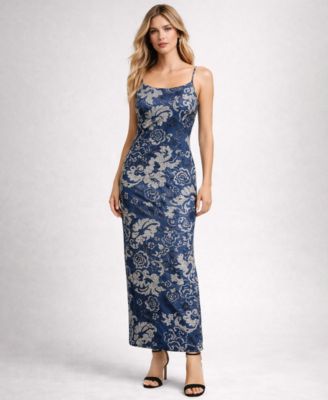 Women's Floral Print Slip Dress