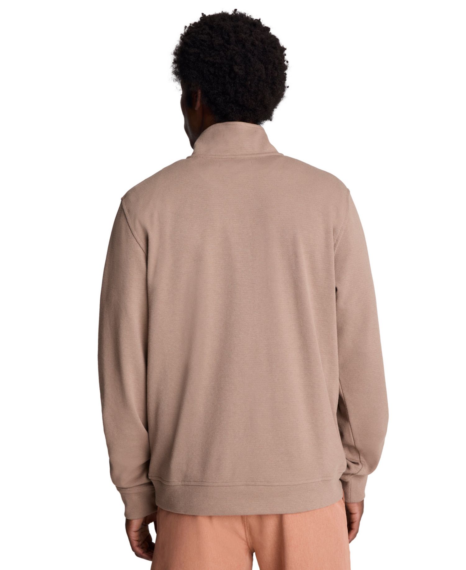 Men's Stand Collar Quarter Zip Sweater