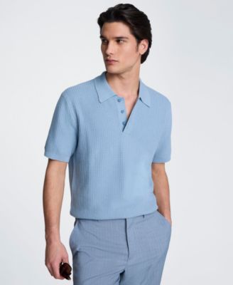 Men's Short-Sleeve Polo Sweater