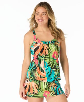 Women's Pull-On Scoop Neck Ultra Fit Tankini Top