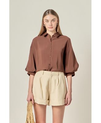 Women's Balloon Sleeve Shirt