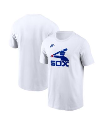 Men's White Chicago White Sox Cooperstown Collection Logo T-Shirt