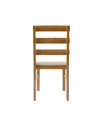 Scandinavian Style Upholstered Dining Chair (Original Wood)