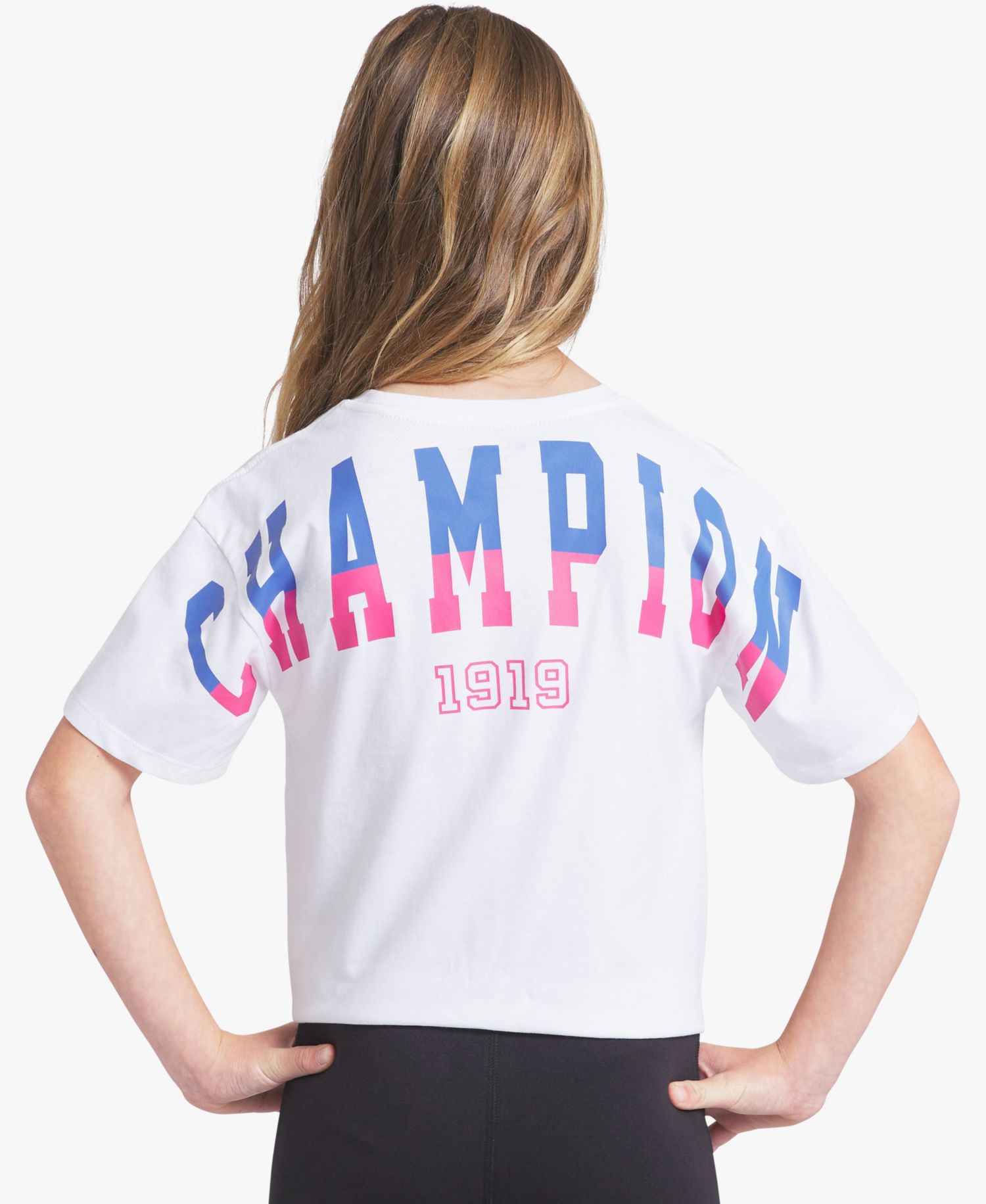 Girls' 7-16 Tie-Front Short-Sleeve Tee Shirt