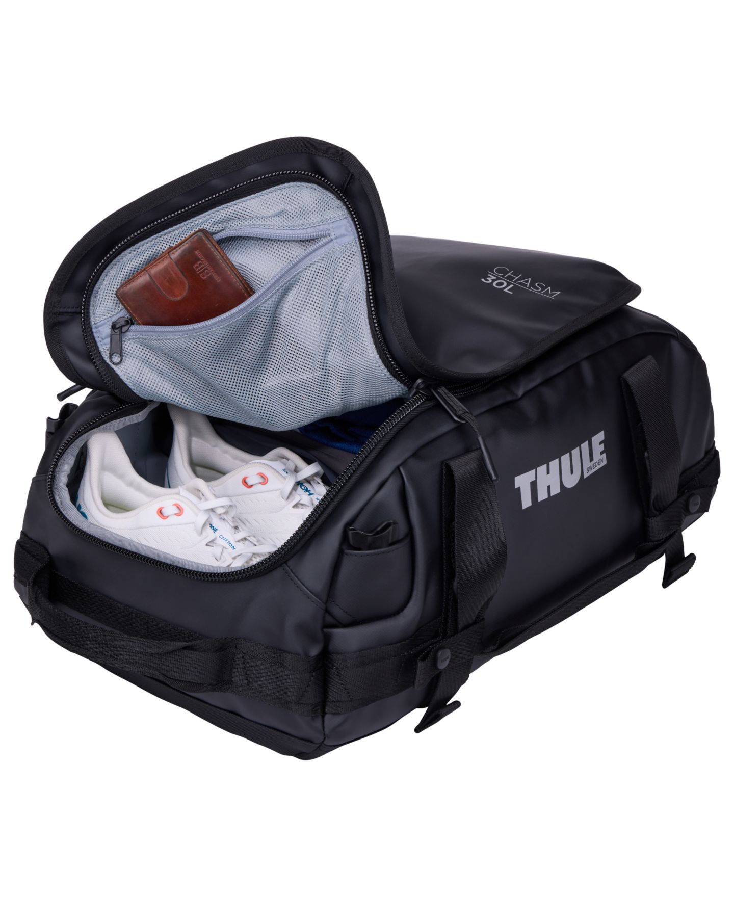 Сумка Thule Chasm Small Duffel, цвет: Чёрный — фото 5