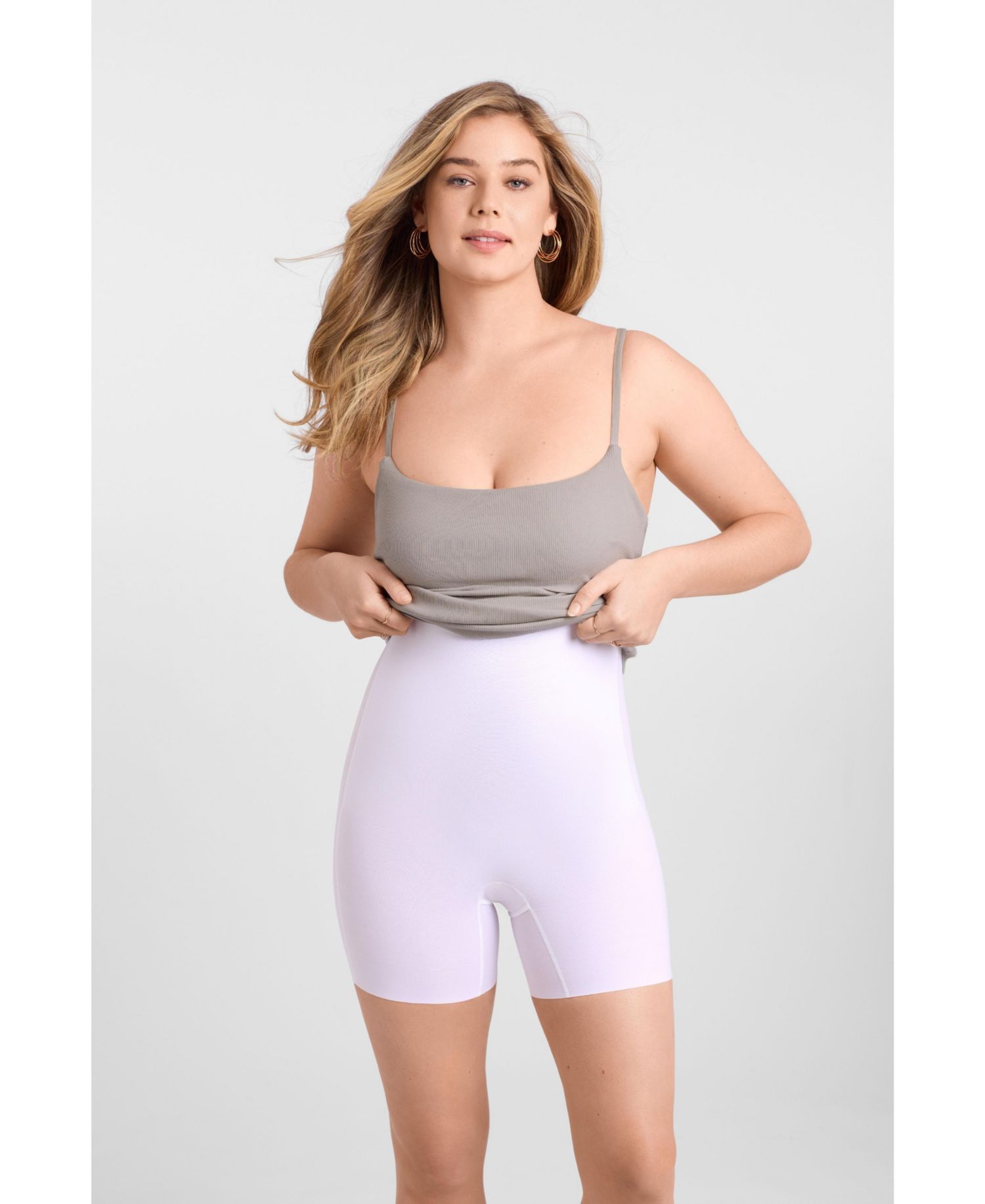 Women's Scoop Neck Ribbed Sculpting Cami Maxi Dress