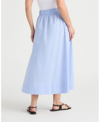 Women's Flare Skirt with Drawcord