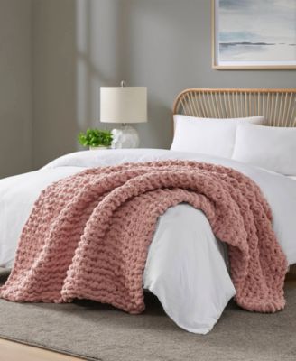 Chunky-Knit Chenille Throw, 50" x 60"