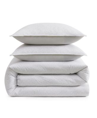 Trellis Flag Cotton Reversible 3-Pc. Duvet Cover Set, King