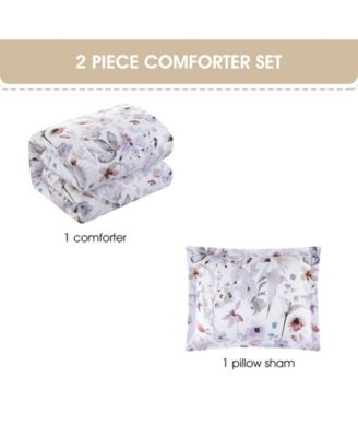 Pantoja Floral 3-Pc. Comforter Set, Queen