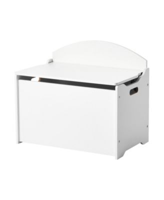 Kids Storage Bench with Backrest and Safety Hinge Toy Box