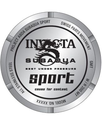 Men's Subaqua Dragon Quartz Dial Watch