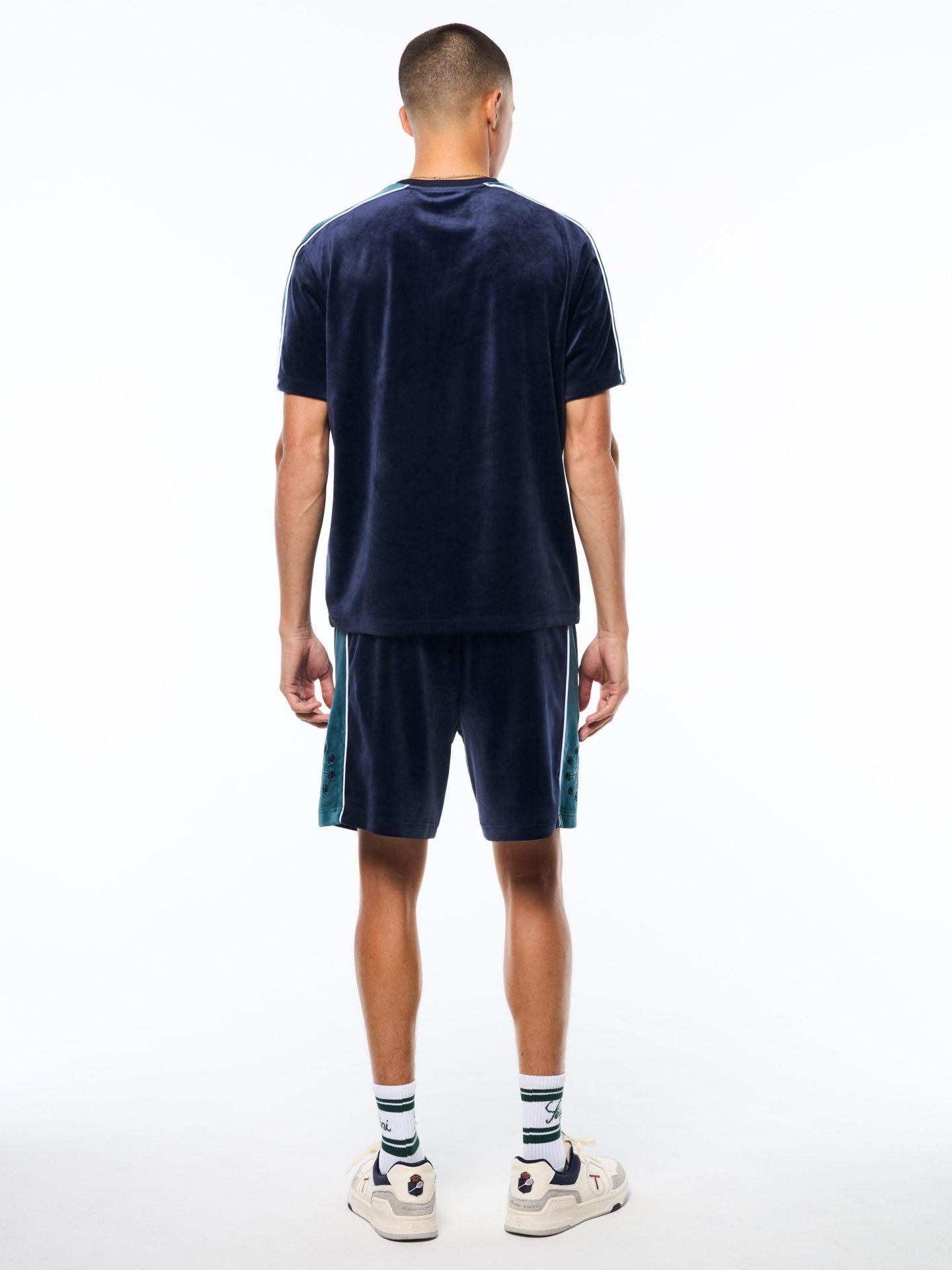 Мужская футболка Sergio Tacchini Cresta Velour Pocket, цвет: Синий — фото 4
