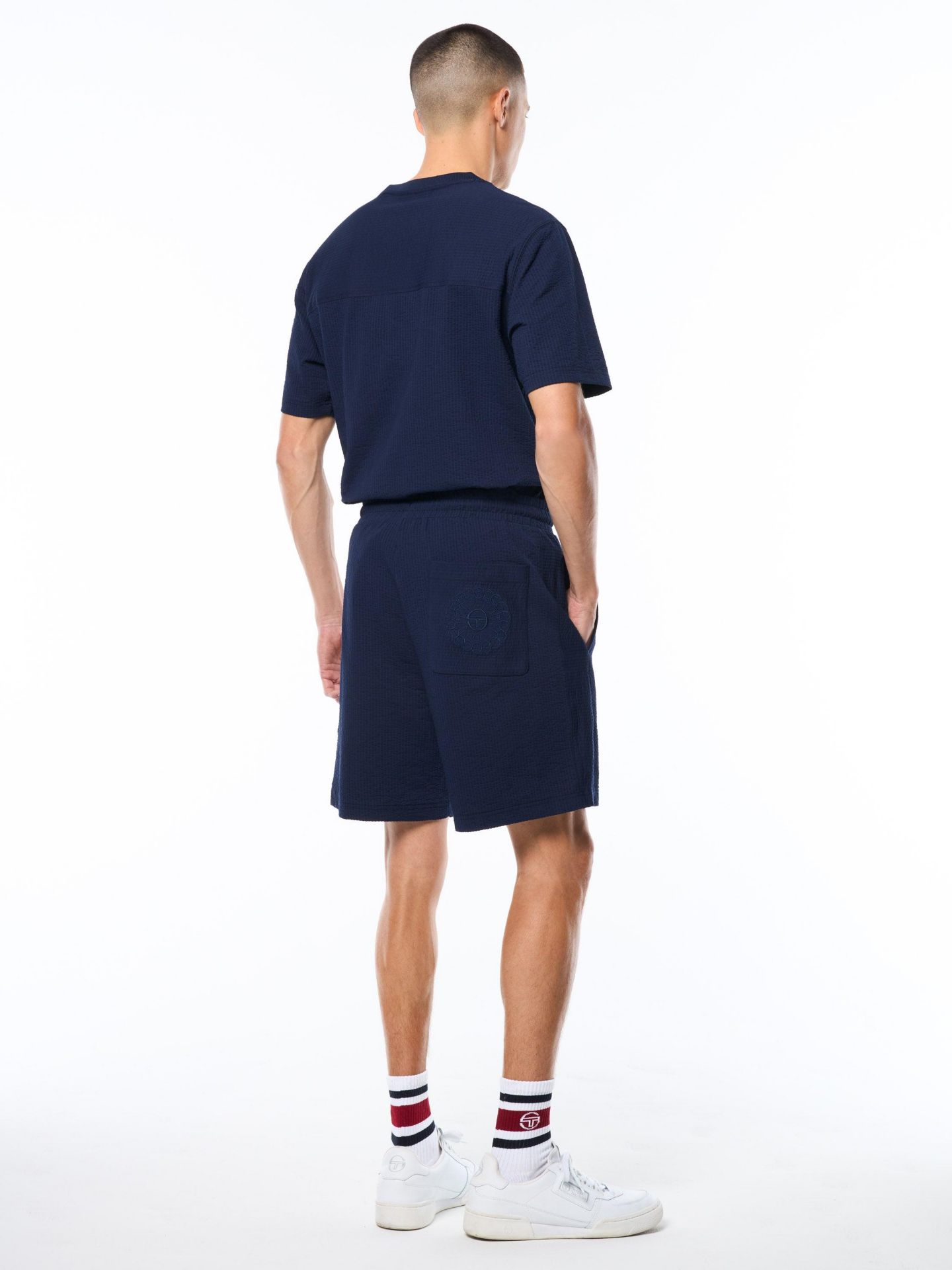 Мужские шорты Sergio Tacchini Diaro Fashion Short, цвет: Синий — фото 4
