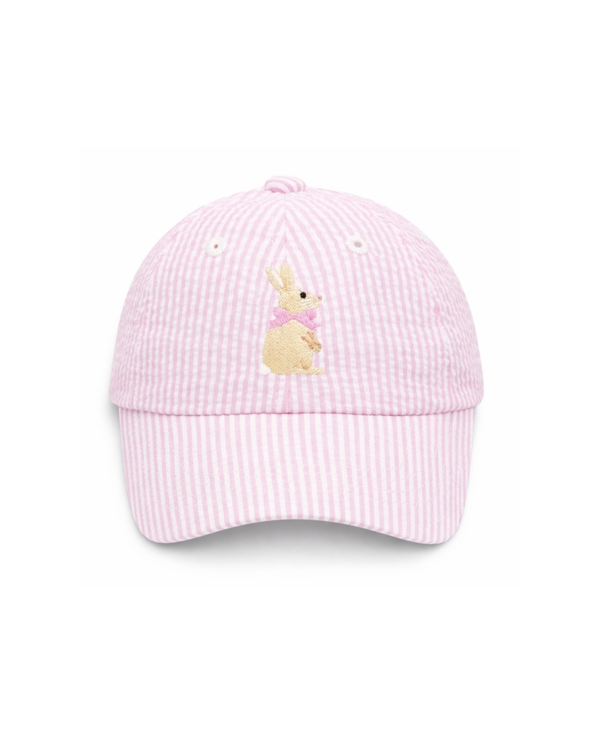Bits & Bows Baby Girls Bunny Bow Baseball Hat
