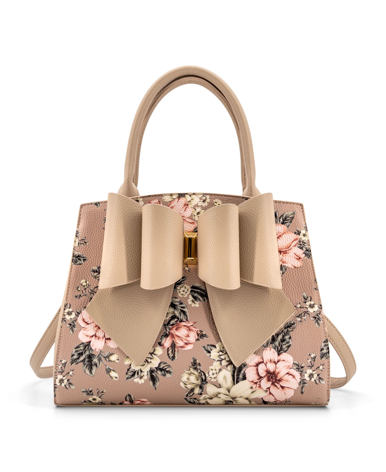 Rosalie Bow Top Handle Medium Satchel Handbag