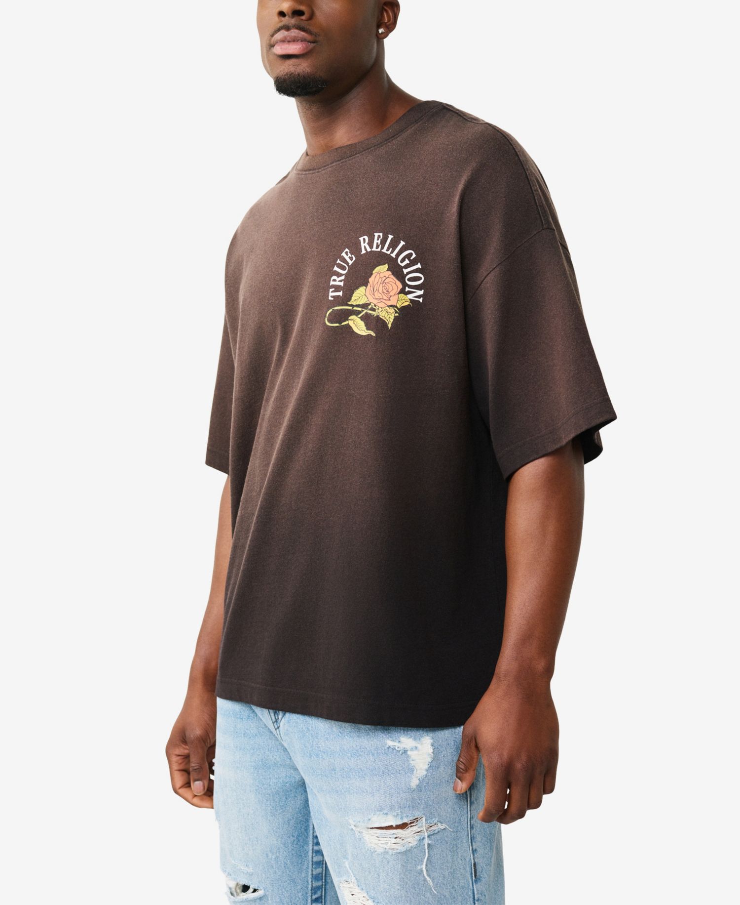 Men's Short-Sleeve Graphic Oversized T-Shirt