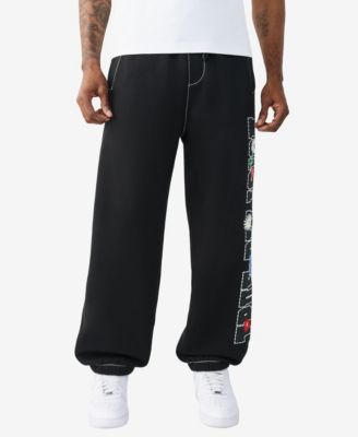 Men's Regular-Fit Baggy Logo Jogger Pants