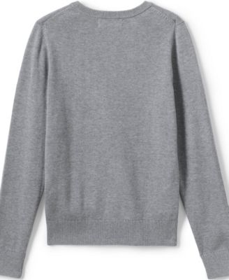 Men's Cotton Modal Fine Gauge V-neck Sweater