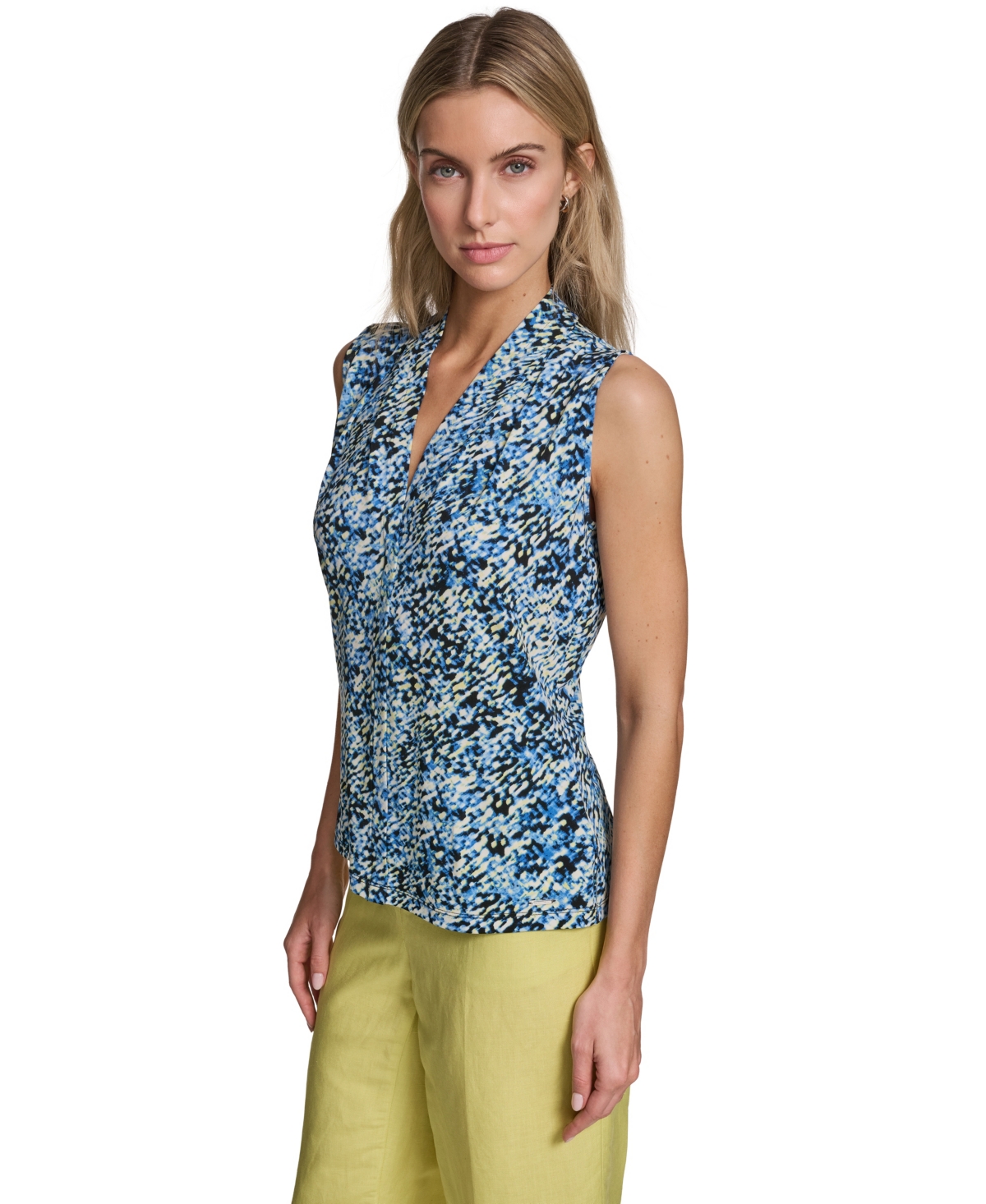 Calvin Klein Women's Sleeveless V-Neck Top