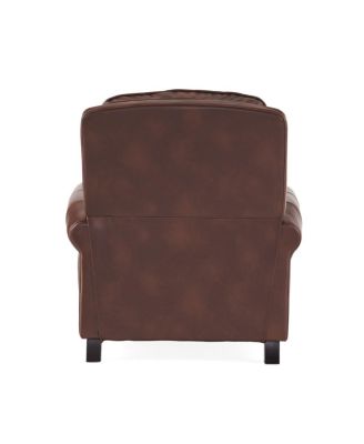 Streamdale Neville PU Recliner: Contemporary, Upholstered Comfort with Rubber Wood Legs