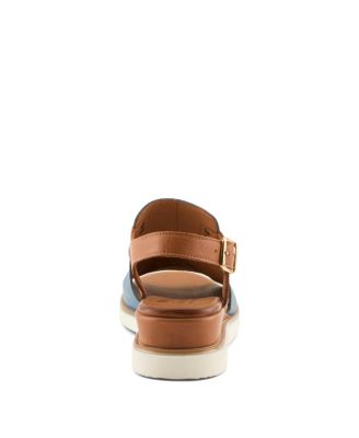 Locals Wedge Sandal with Leather Upper