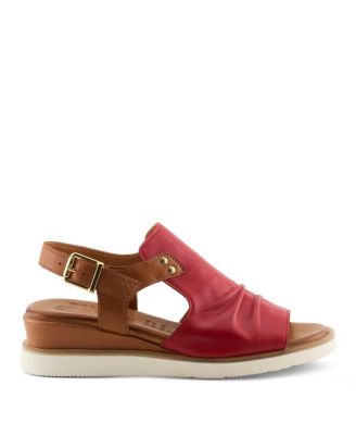 Locals Wedge Sandal with Leather Upper