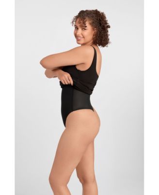 Women's S3 Shirred Mesh Sweetheart Long Sleeve Sculpting Mini Dress with Built-In Shapewear