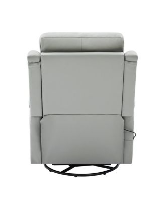 Streamdale Modern 8-Point Massage Recliner with Heat & Storage