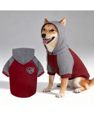 Dog Hoodie Stretchy Warm Pet Sweatshirt with Leash Hole Soft Comfort Winter