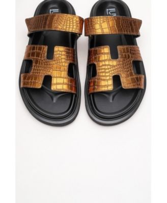  women's Loana Leather Slide Sandal
