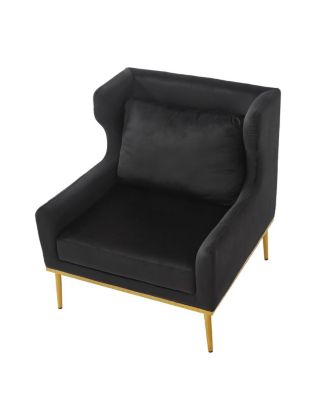 Modern Velvet Accent Armchair