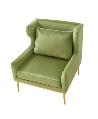 Modern Velvet Accent Armchair