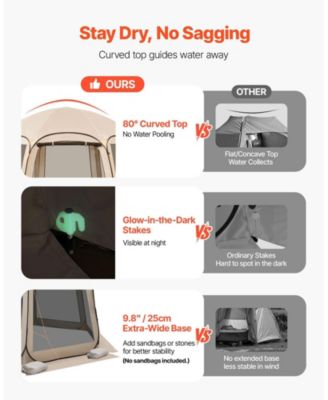 12 x 11 Ft Pop-Up Screen House Tent for 10-12 People