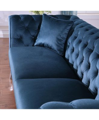 Chesterfield & Stanford Sofas: Tufted, Scroll Arm/Back