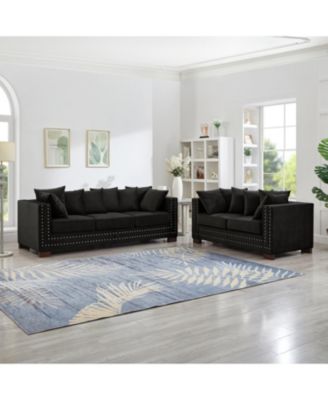 Modern Velvet Sofa 2+3 Seater