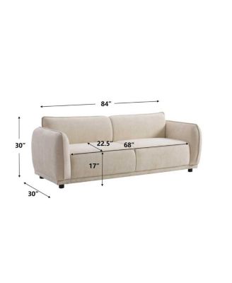 Stylish & Sophisticated 3-Seater Oversized Sofa - 84" Wide