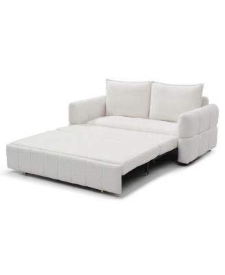 Sleeper Sofa, Sofa Bed - 3-in-1 Pull Out Couch Bed with Teddy Chaise