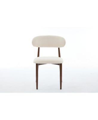  Dining Chairs Set of 2, Modern Fabric Upholstered Kitchen Chairs