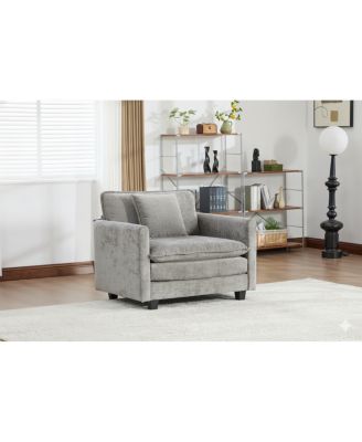 Cloud Sofa Single Seat (No Ottoman), Modern Sectional Couch