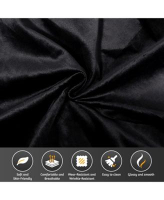  Chesterfield Velvet Pull-Out Sofa Bed with Ottoman