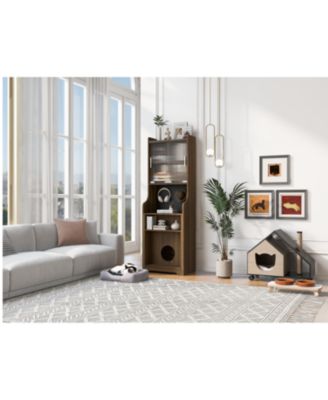 Mid-Century Modern Cat Cabinet