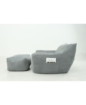 Oversized Comfy Bean Bag Chair for Adults - Lazy Sofa for Bedroom & Dorm