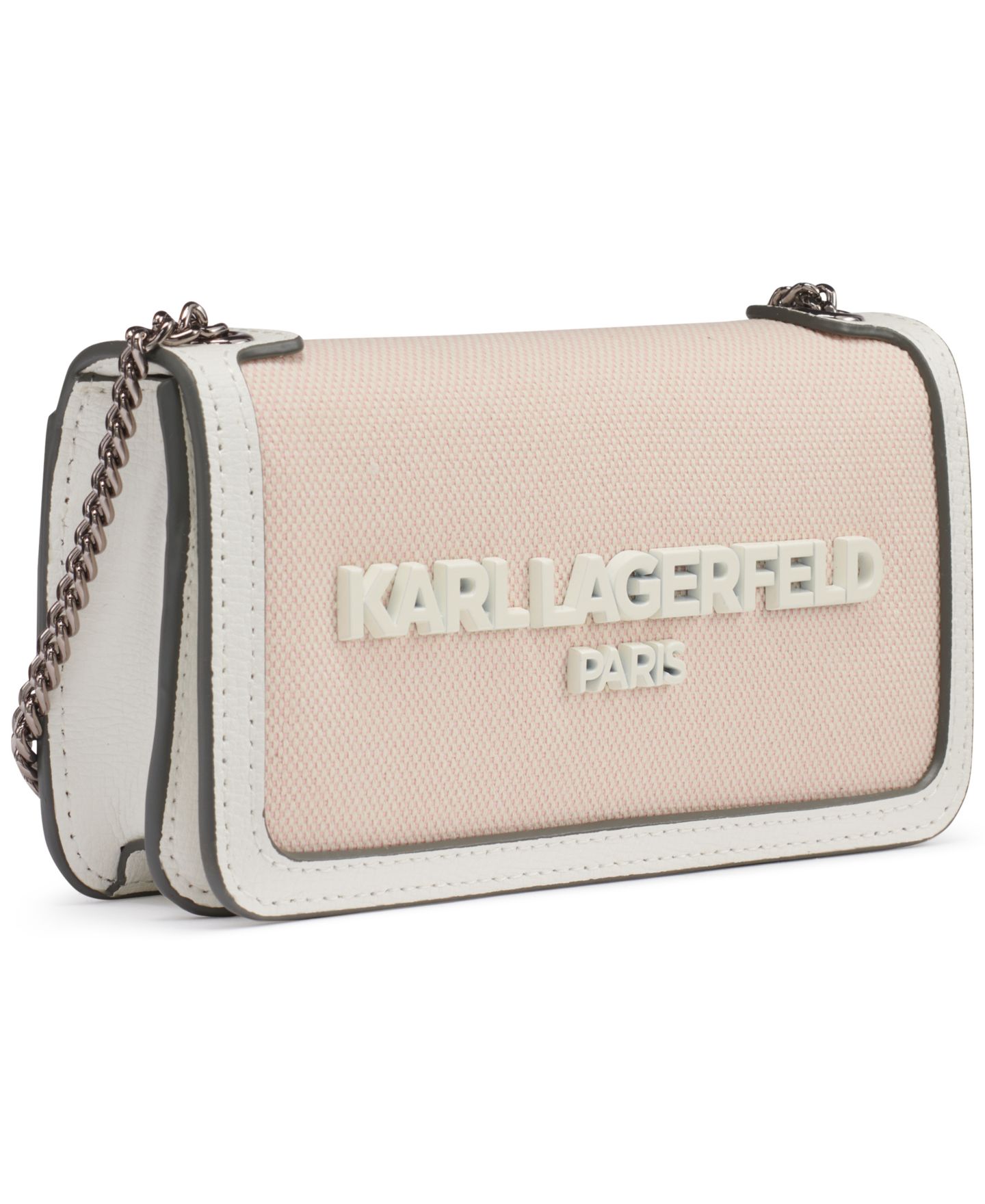 Женская сумка KARL LAGERFELD PARIS Kosette Mini Shoulder Handbag, цвет: Розовый — фото 3