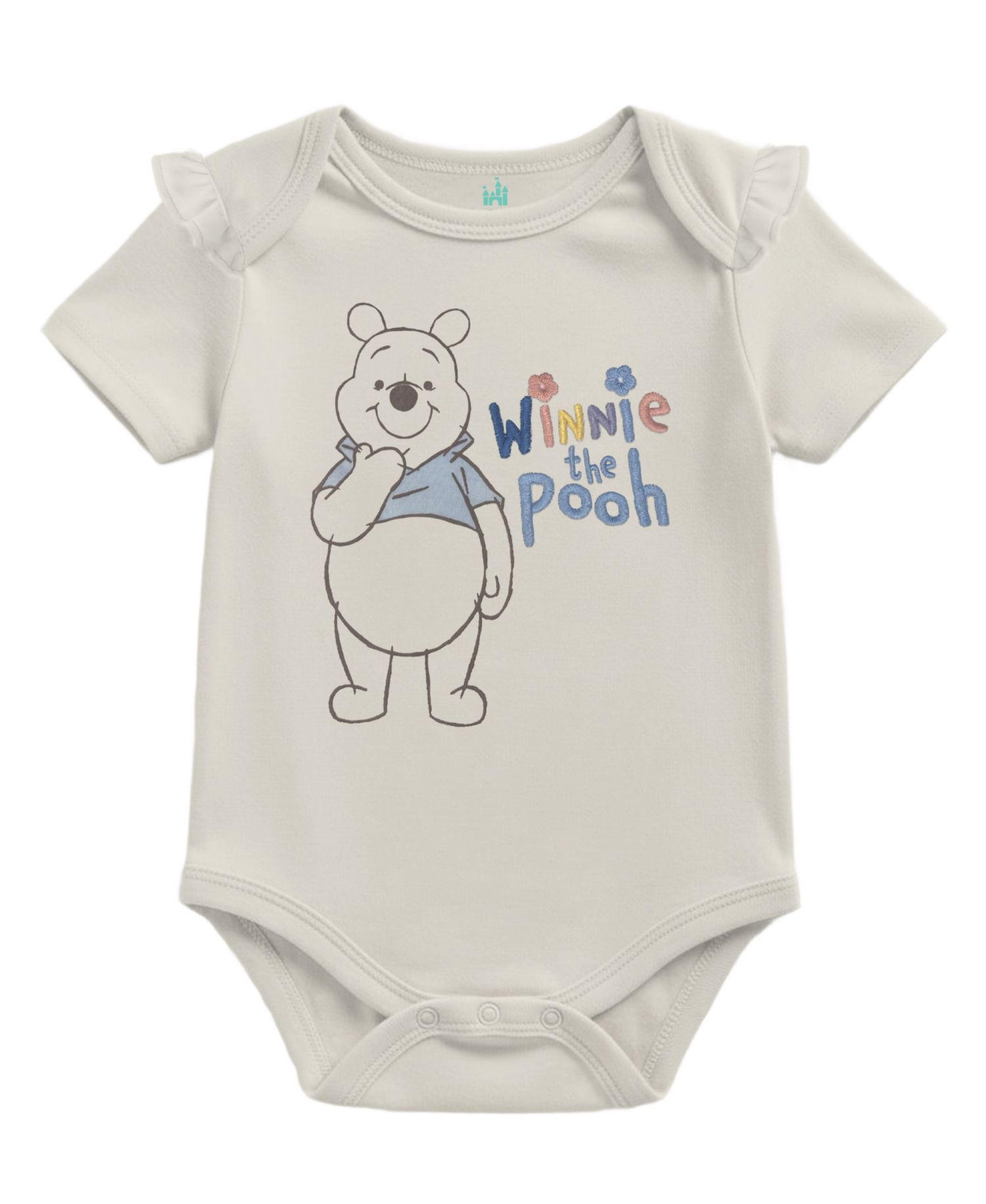 Baby Girls' Winnie-the-Pooh Print Jacket, Bodysuit and Pants, 3-Piece Set