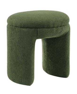Emery 18" U-Shaped Upholstered Ottoman