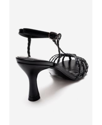 Womens Gerald Woven Strap Stiletto Pump