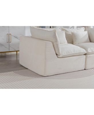 Cloud Couch Oversized Modular Sectional Sofa, 2-Seat