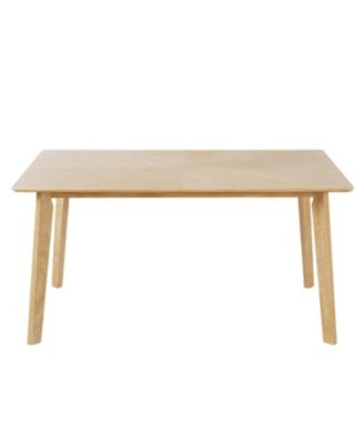 Farmhouse Dining Set with 4 Chairs & Bench